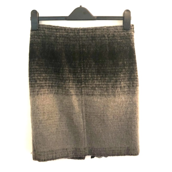 Trina Turk ombré gray wool skirt - Picture 1 of 3